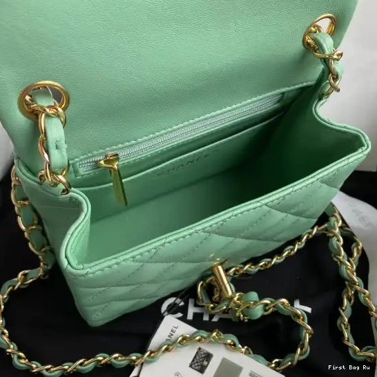 First Bag Ru CHANEL FLAP 17CM BAG 0607
